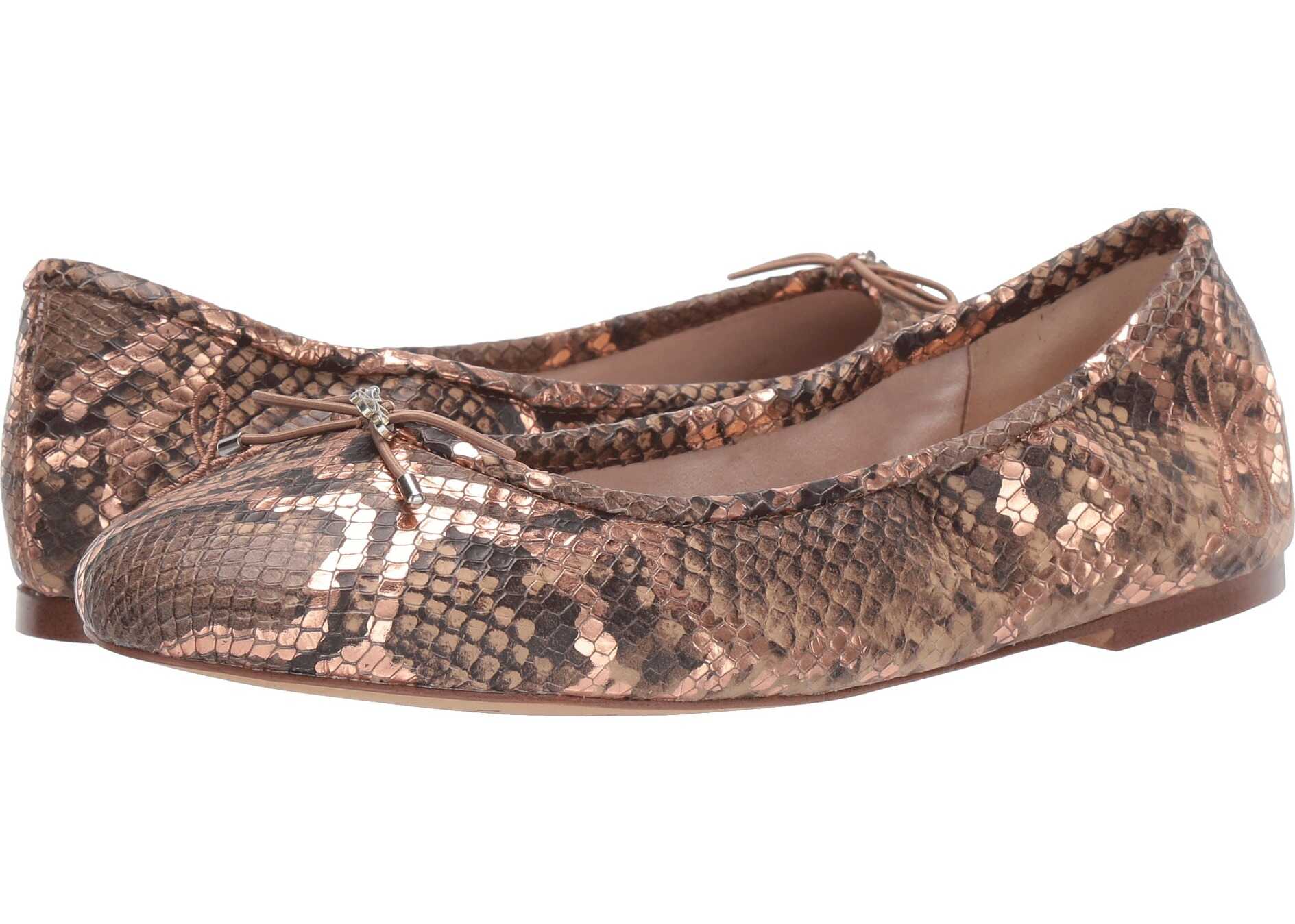 Balerin Sam Edelman Felicia Praline Multi Bahama Metallic Snake Print