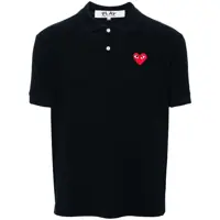 Tricouri Polo Comme Des Garçons Play Cotton-Piqué Polo Shirt Barbati