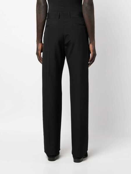 Pantaloni Givenchy Givenchy Wool Tailored Trousers Black Barbati (BM 14407149) 4