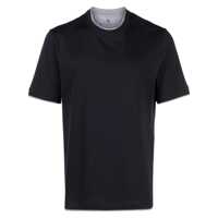 Tricouri Brunello Cucinelli Double Layer T-Shirt Barbati