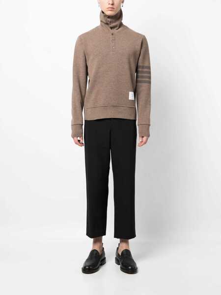 Pulovere Thom Browne Thom Browne Sweaters BROWN Barbati (BM 14431044) 2