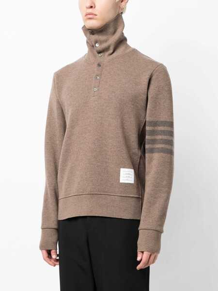 Pulovere Thom Browne Thom Browne Sweaters BROWN Barbati (BM 14431044) 3