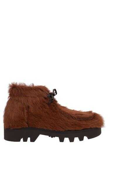 Bocanci Dries Van Noten Dries Van Noten Boots Brown Barbati (BM 14431698) 3