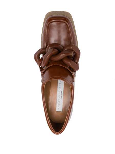 Pantofi cu toc Stella McCartney Stella McCartney Skyla Loafers BROWN Femei (BM 14440479) 4
