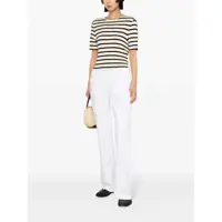 Imbracaminte Dama pagina 607 - Blugi drepti Dondup White flared jeans White Femei (BM 14442477) - B-mall.ro