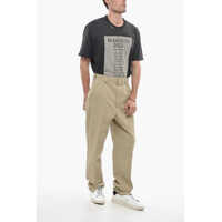 Pantaloni casual Ermenegildo Zegna pentru Barbati - Pantaloni casual Ermenegildo Zegna Cotton Blend Chinos Pants With Hidden Closure Beige Barbati (BM 14444982) - B-mall.ro