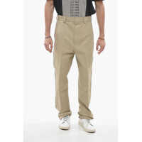 Pantaloni casual Cotton Blend Chinos Pants With Hidden Closure Barbati