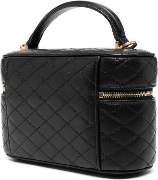 Genti de mana Saint Laurent Vanity Gaby leather Handbag BLACK Femei (BM 14445150) 3