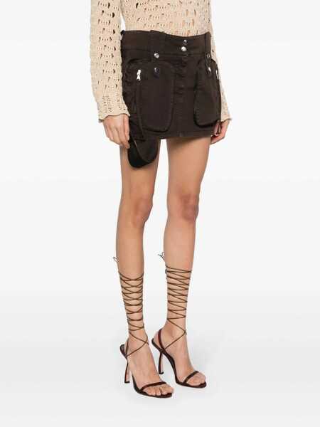 Fuste Blumarine Blumarine Gonna J C/Tasche Clothing BROWN Femei (BM 14446104) 3