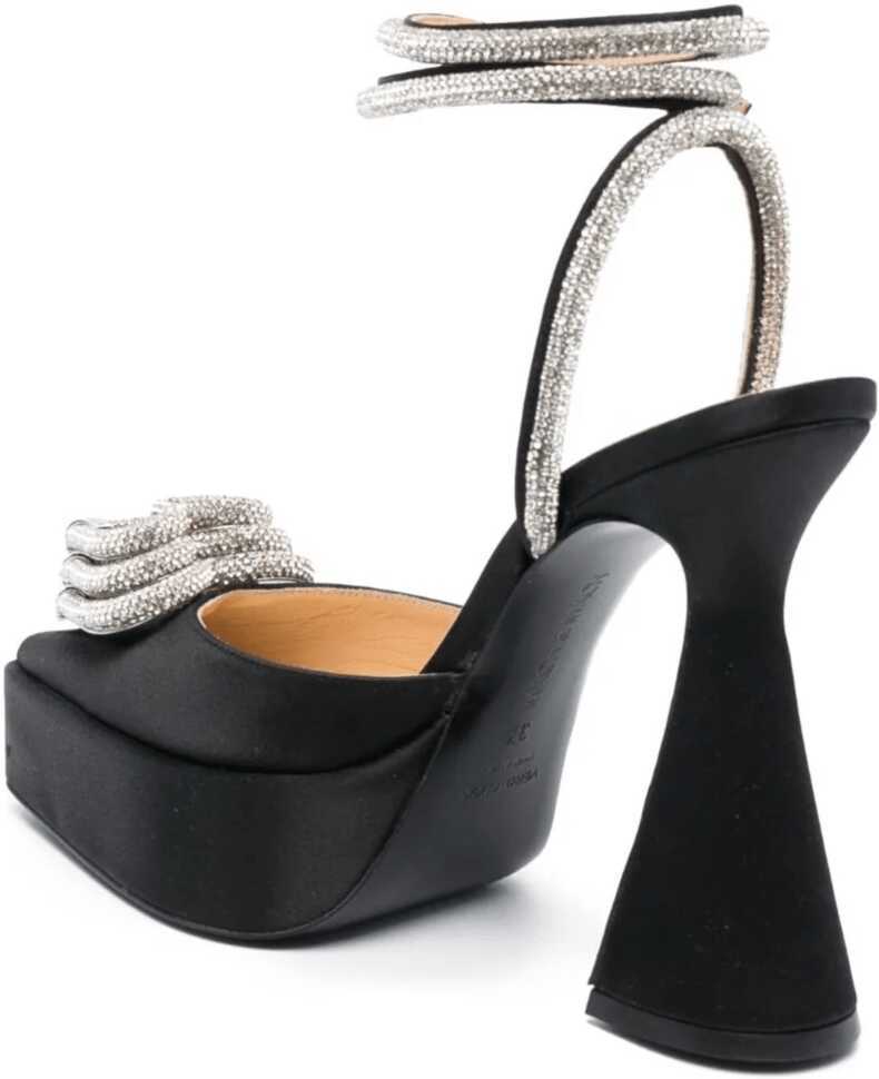 Pantofi cu toc MACH & MACH Triple Heart 130mm Crystal-Embellished Pumps Black Femei (BM 14450475) 3
