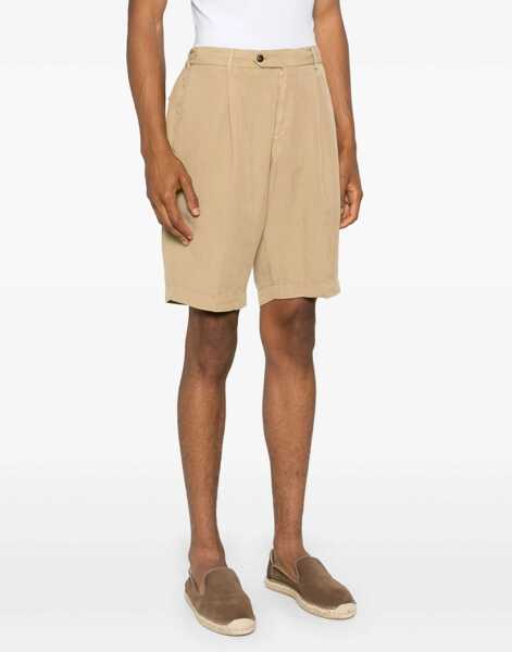 Pantaloni scurti PT TORINO Elasticated Bermuda Shorts BEIGE Barbati (BM 14450484) 3