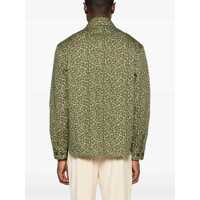 Camasi MAISON KITSUNÉ pentru Barbati - Camasi MAISON KITSUN Maison Kitsun Floral Print Overshirt GREEN Barbati (BM 14453289) - B-mall.ro