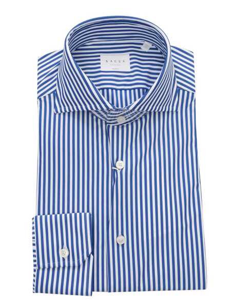 Camasi casual XACUS Blue striped shirt Blue Barbati (BM 14454426) 1