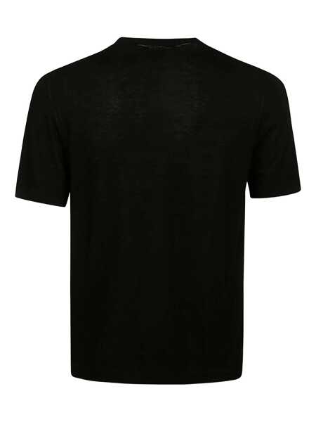 Tricouri HINDUSTRIE HINDUSTRIE t-shirt HMA001S070015 BLACK Black Barbati (BM 14454771) 2