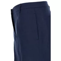 Pantaloni casual PLAIN Dama - Pantaloni casual PLAIN Blue Wide Leg Pants In Techno Fabric Woman BLUE Femei (BM 14459877) - B-mall.ro