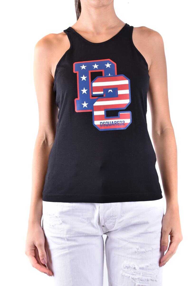 Topuri DSQUARED2 DSQUARED2 Tops Black Femei (BM 14470935) 2