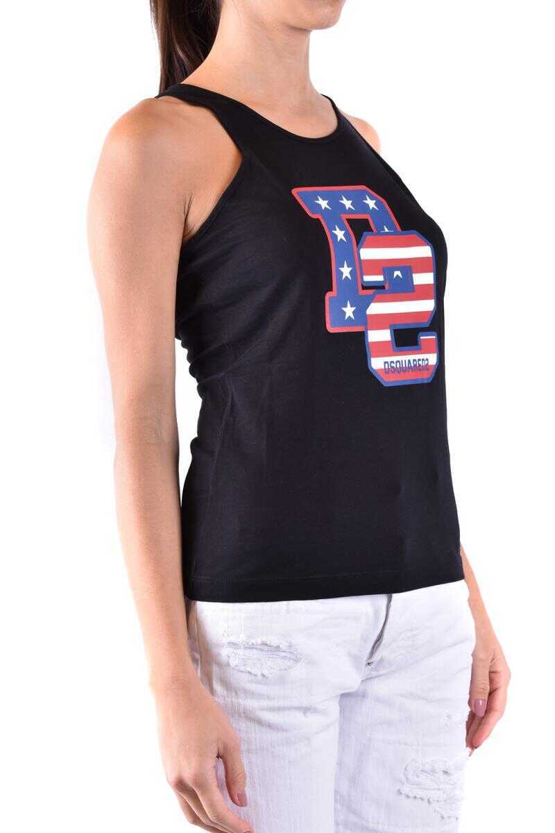 Topuri DSQUARED2 DSQUARED2 Tops Black Femei (BM 14470935) 3