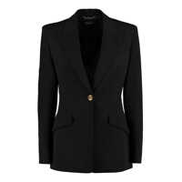 Sacouri Versace Wool Single-Breasted Blazer Femei
