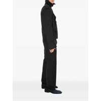 Pantaloni Burberry pentru Barbati - Pantaloni eleganti Burberry Burberry Wool And Silk Blend Trousers Black Barbati (BM 14478293) - B-mall.ro