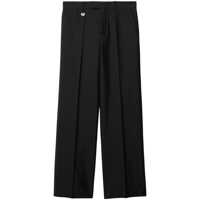 Pantaloni eleganti Burberry Wool And Silk Blend Trousers Barbati