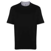 Tricouri Brunello Cucinelli Cotton T-Shirt Barbati