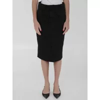 Fuste Cotton Pencil Skirt Femei