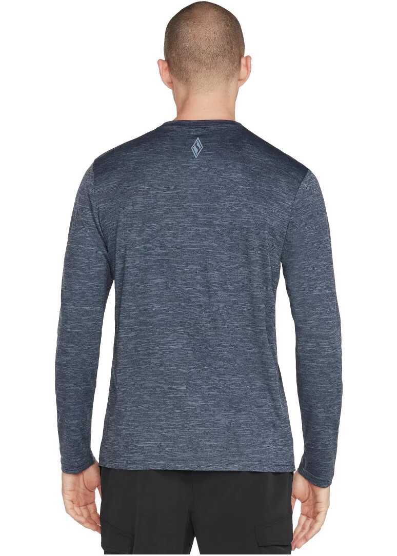 Bluze SKECHERS On the Road Long Sleeve Blue Barbati (BM 14497118) 2