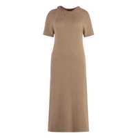 Rochii Stella McCartney Ribbed Knit Midi Dress Femei