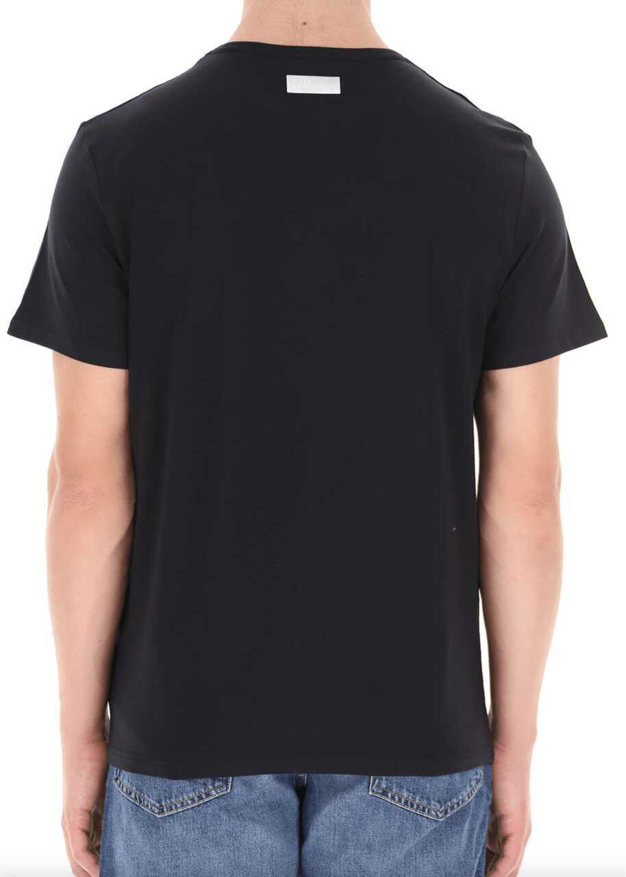 Tricouri Bikkembergs Tricou Negru Black Barbati (BM 14502608) 4