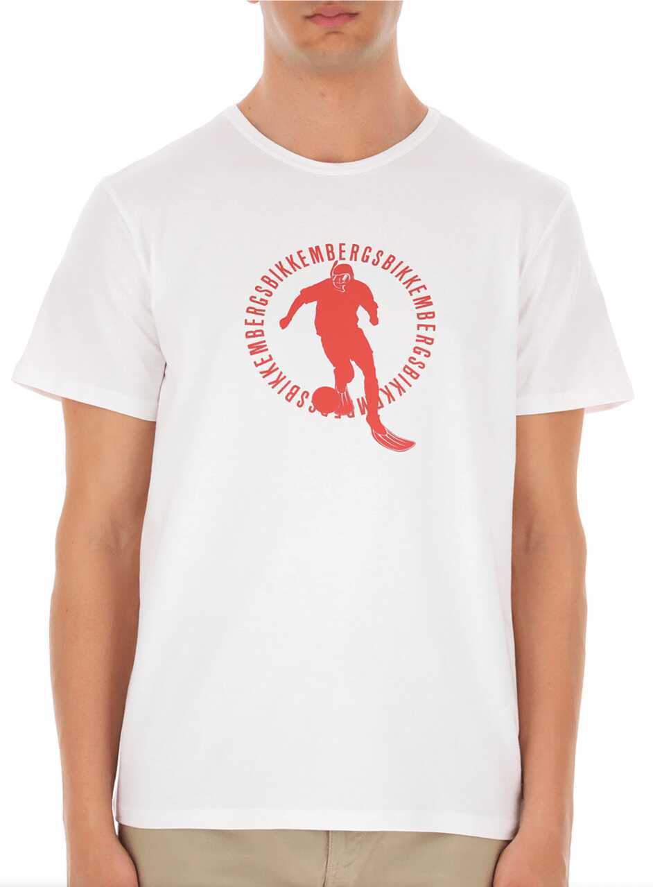 Tricouri Bikkembergs Tricou Alb White Barbati (BM 14502614) 2