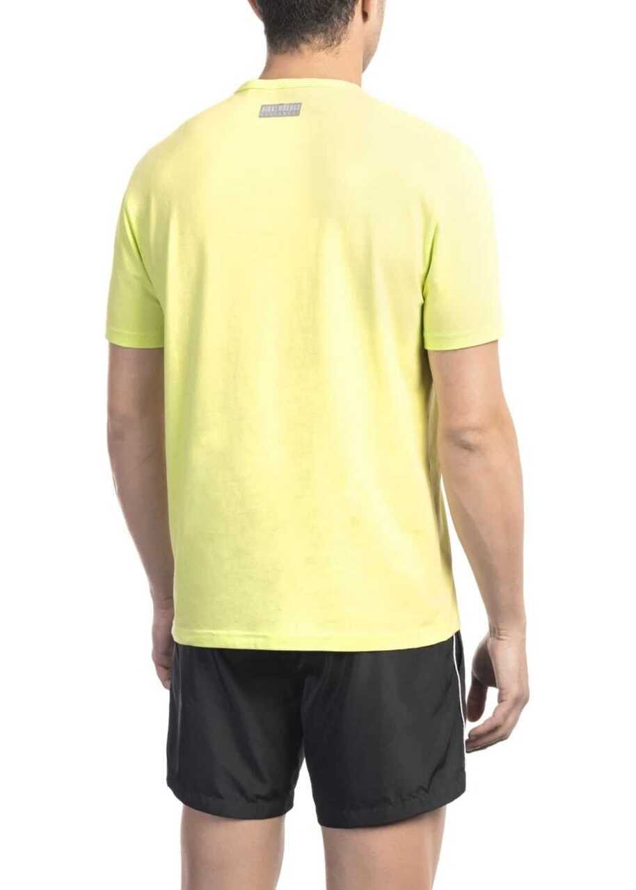 Tricouri Bikkembergs Tricou Galben Yellow Barbati (BM 14502617) 2