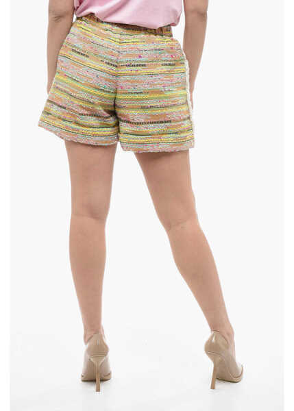 Pantaloni scurti OBLO UNIQUE Cduffed Hem Multicolor Shorts Multicolor Femei (BM 14502866) 2