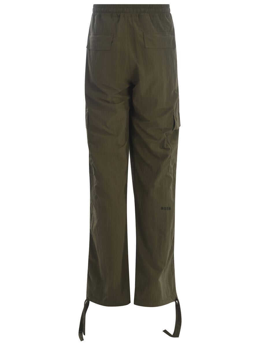 Pantaloni MSGM Msgm Trousers  GREEN Barbati (BM 14504840) 3