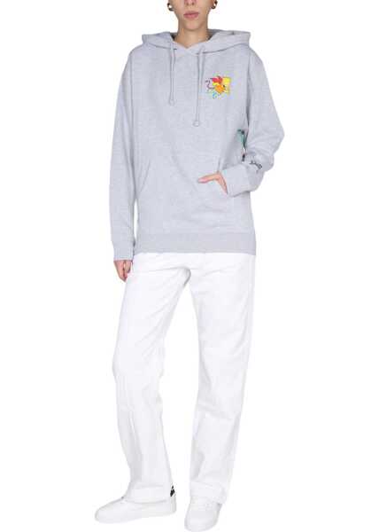 Bluze de trening CHINATOWN MARKET X THE SIMPSONS Devil Bart Sweatshirt GREY Femei (BM 14512958) 2