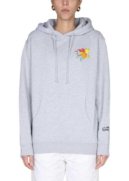 Bluze de trening CHINATOWN MARKET X THE SIMPSONS Devil Bart Sweatshirt GREY Femei (BM 14512958) 1