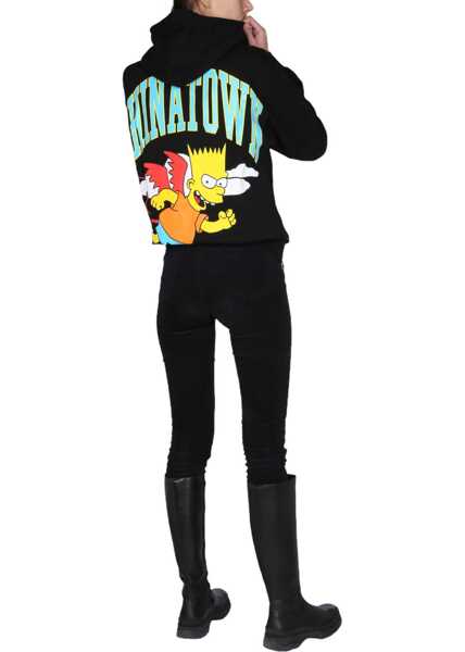 Bluze de trening CHINATOWN MARKET X THE SIMPSONS Devil Bart Sweatshirt BLACK Femei (BM 14512964) 2