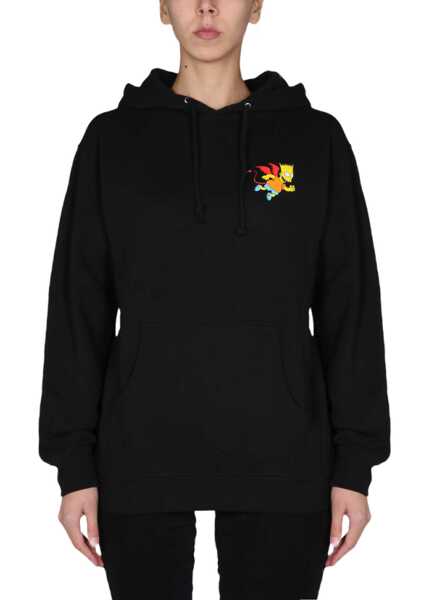 Bluze de trening CHINATOWN MARKET X THE SIMPSONS Devil Bart Sweatshirt BLACK Femei (BM 14512964) 1