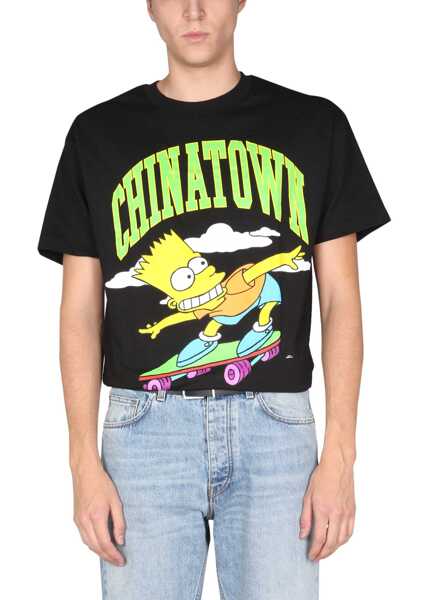 Tricouri CHINATOWN MARKET X THE SIMPSONS Cowabunga T-Shirt BLACK Femei (BM 14512967) 3