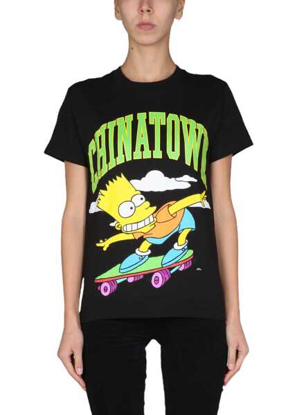 Tricouri CHINATOWN MARKET X THE SIMPSONS Cowabunga T-Shirt BLACK Femei (BM 14512967) 1