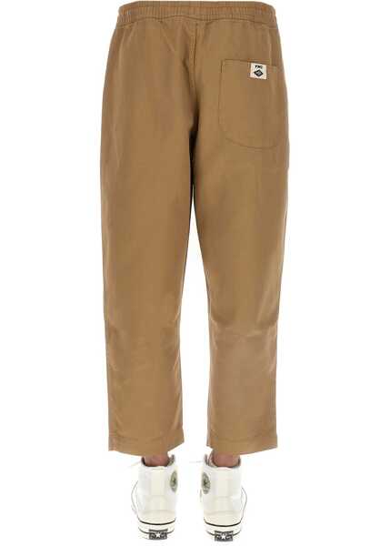 Pantaloni casual UMBRO X YMC Cropped Pants BEIGE Barbati (BM 14513102) 3