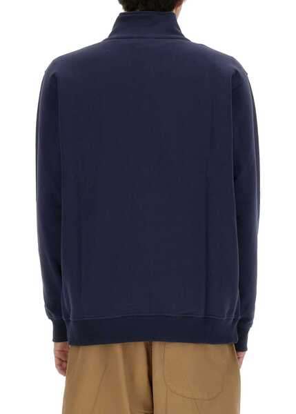 Bluze de trening UMBRO X YMC Logo Sweatshirt BLUE Barbati (BM 14513108) 3