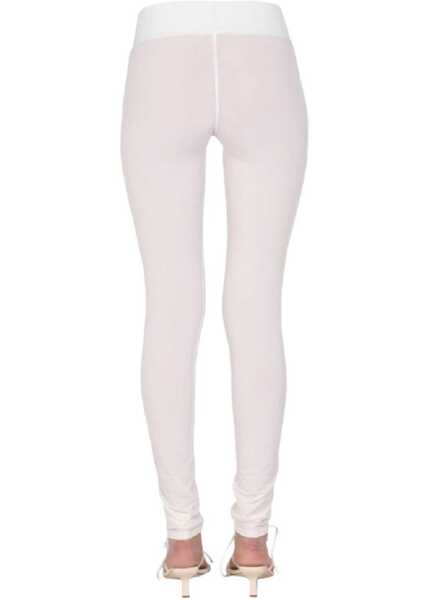 Pantaloni casual HUALA High Waist Leggings WHITE Femei (BM 14513114) 4