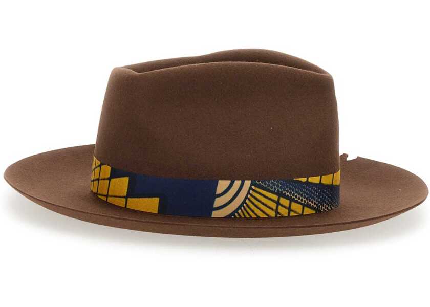 Sepci SUPERDUPER FEAT LORENZOJOVA Bougainvillea Hat BROWN Barbati (BM 14513150) 3