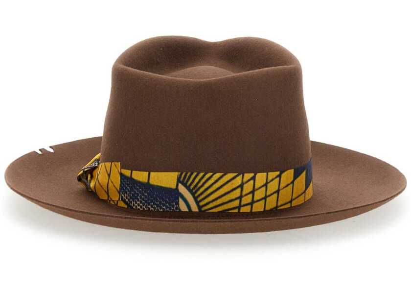 Sepci SUPERDUPER FEAT LORENZOJOVA Bougainvillea Hat BROWN Barbati (BM 14513150) 4