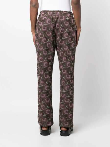 Treninguri BARACUTA X NEEDLES Pants With Logo BROWN Barbati (BM 14513237) 4