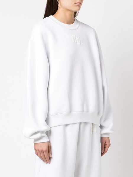 Bluze de trening Alexander Wang Essential Sweatshirt WHITE Femei (BM 14513273) 3