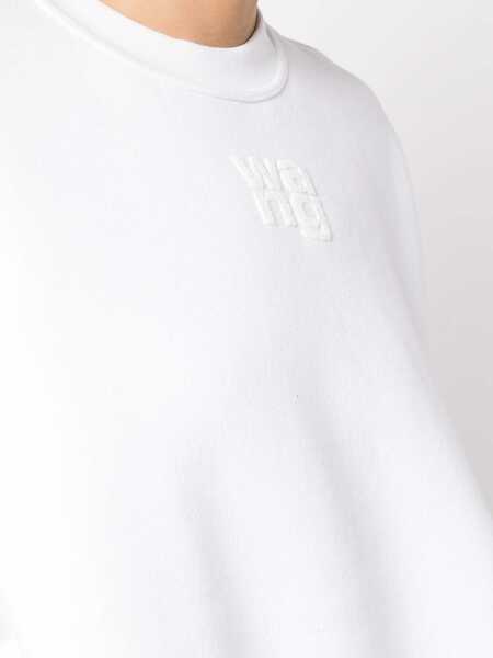 Bluze de trening Alexander Wang Essential Sweatshirt WHITE Femei (BM 14513273) 5