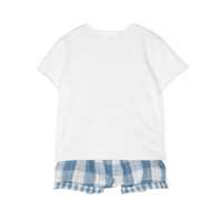 Salopete pentru Baieti - Salopete TEDDY & MINOU Newborn outfit White Baieti (BM 14513582) - B-mall.ro