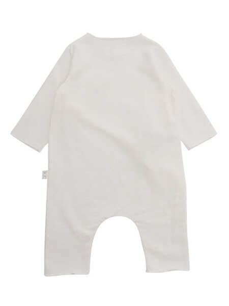 Salopete TEDDY & MINOU Long white playsuit White Baieti (BM 14513603) 3