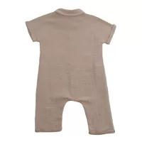 Salopete pentru Baieti - Salopete TEDDY & MINOU Long brown onesie Brown Baieti (BM 14513606) - B-mall.ro